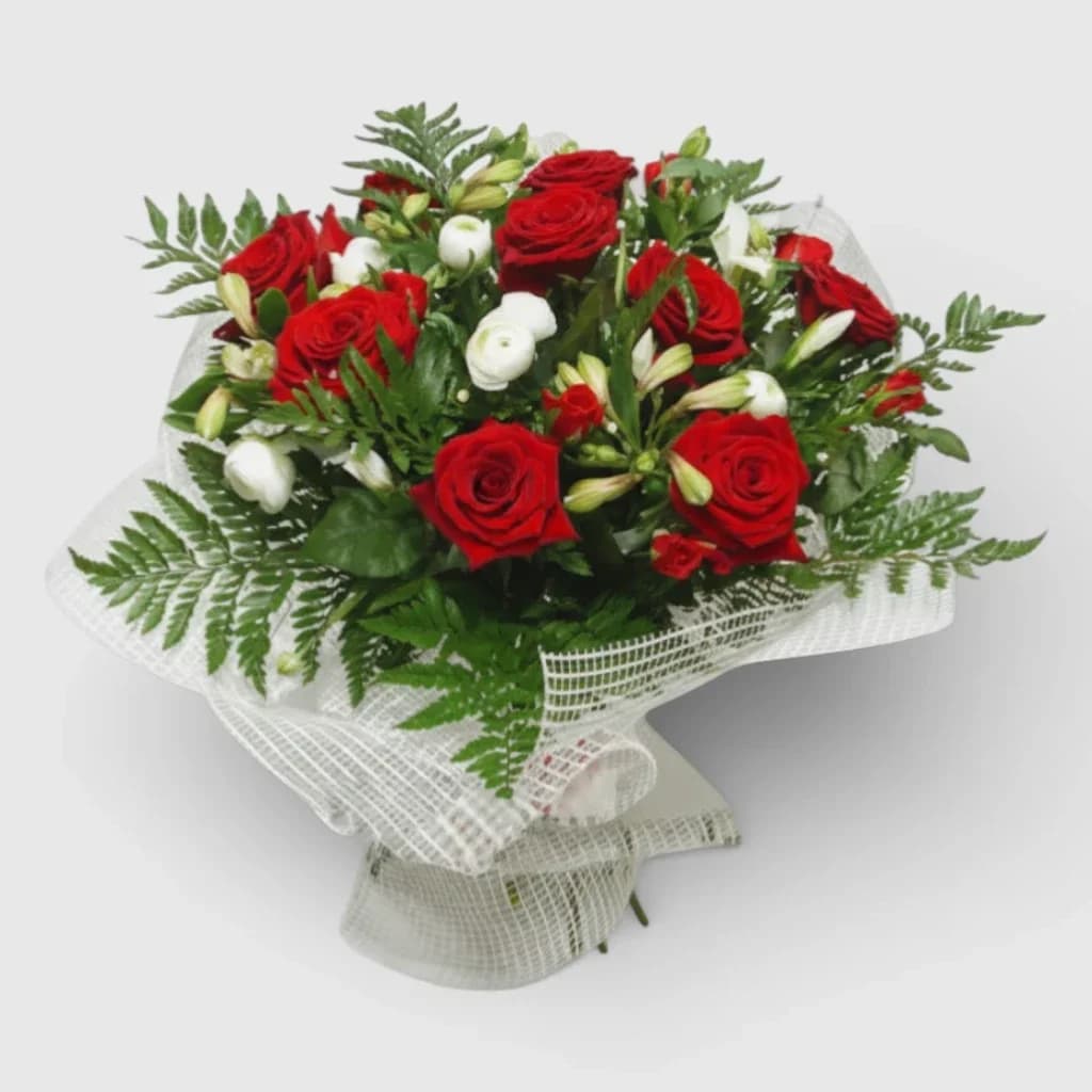 Bouquet of flowers "Red inspiration"