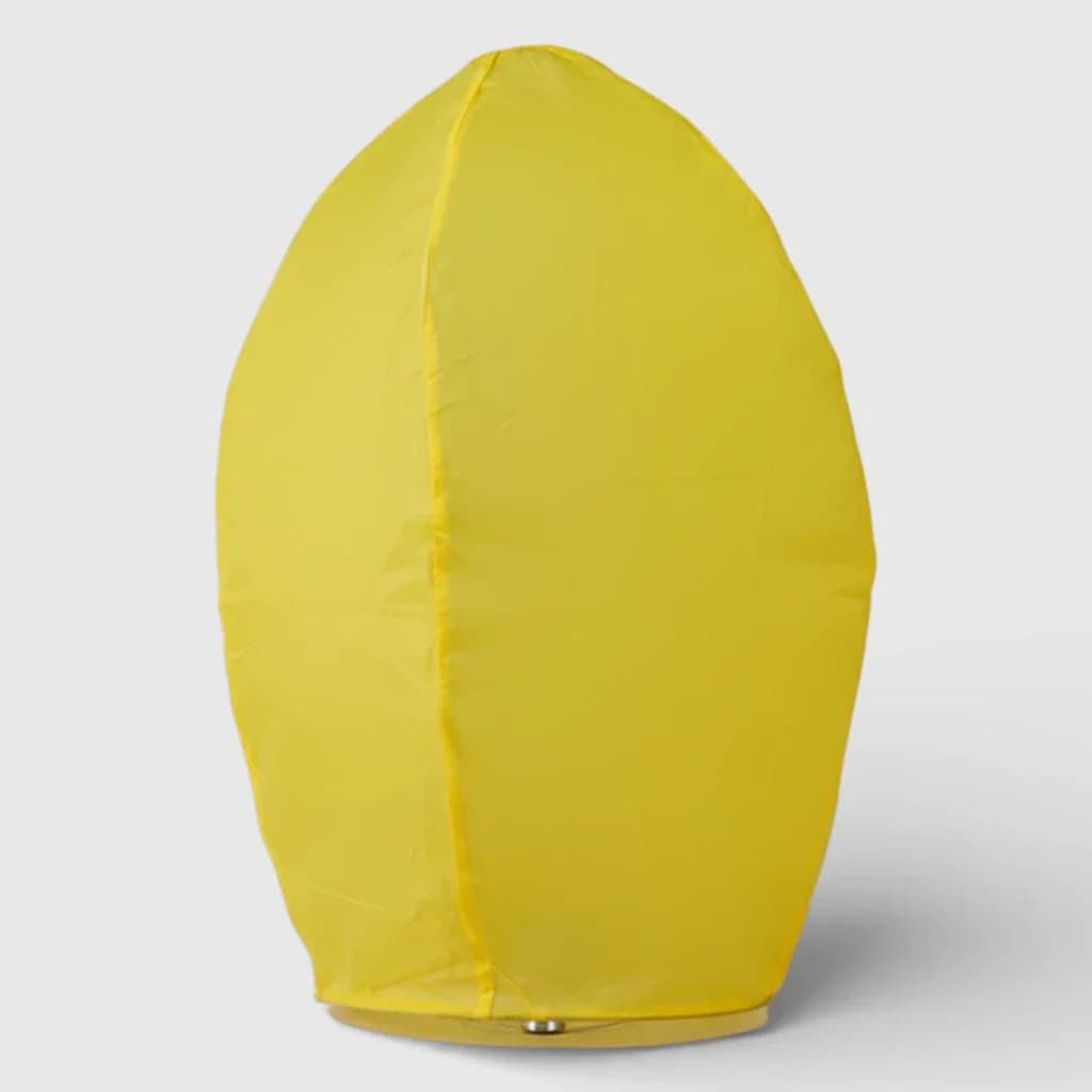 Chinese Fire Sky Flying Wishing Lantern, yellow color