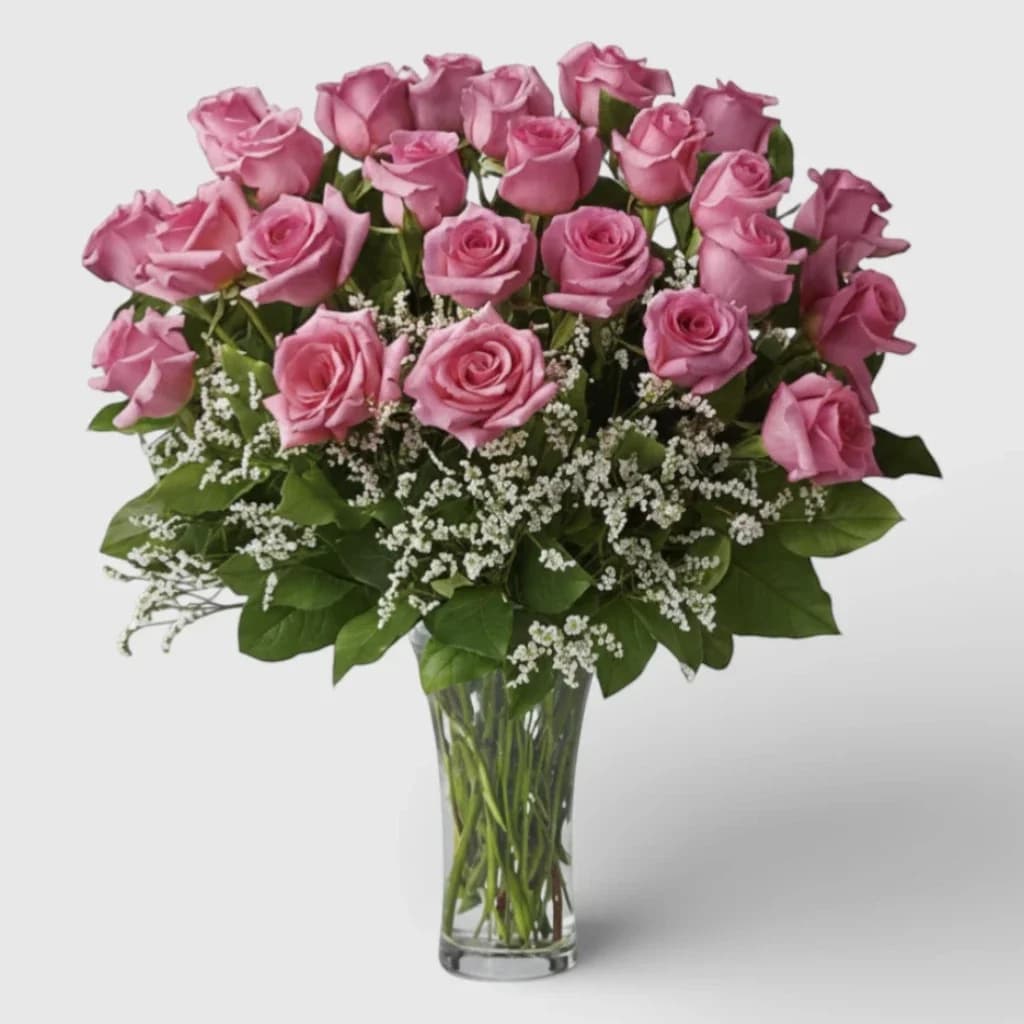 Bouquet of 27 Pink Roses