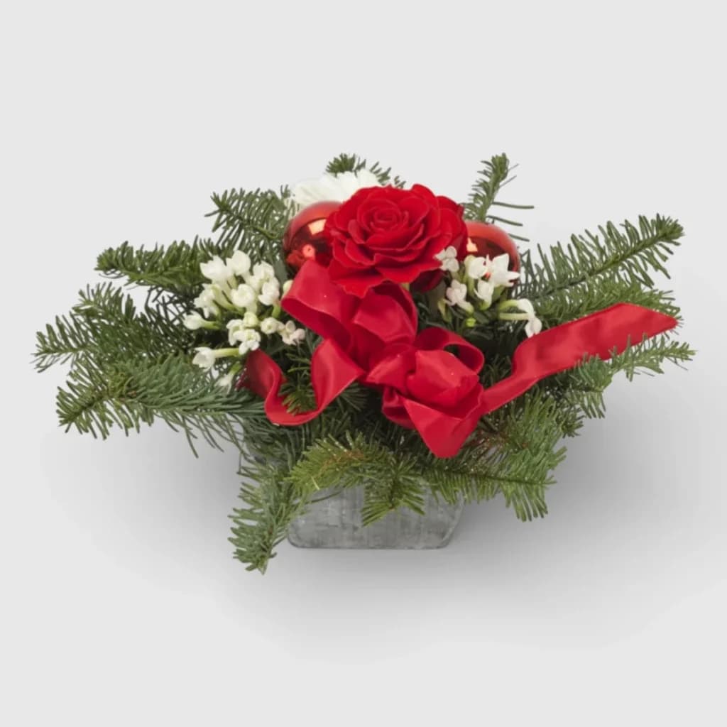 Flower classic arrangement "Red Rose"