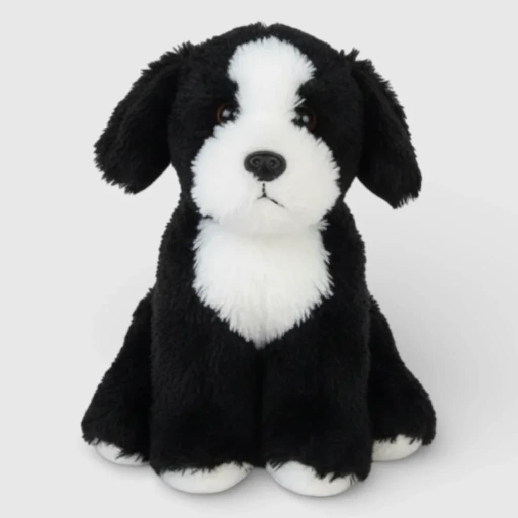 Soft toy dog "Buf", black