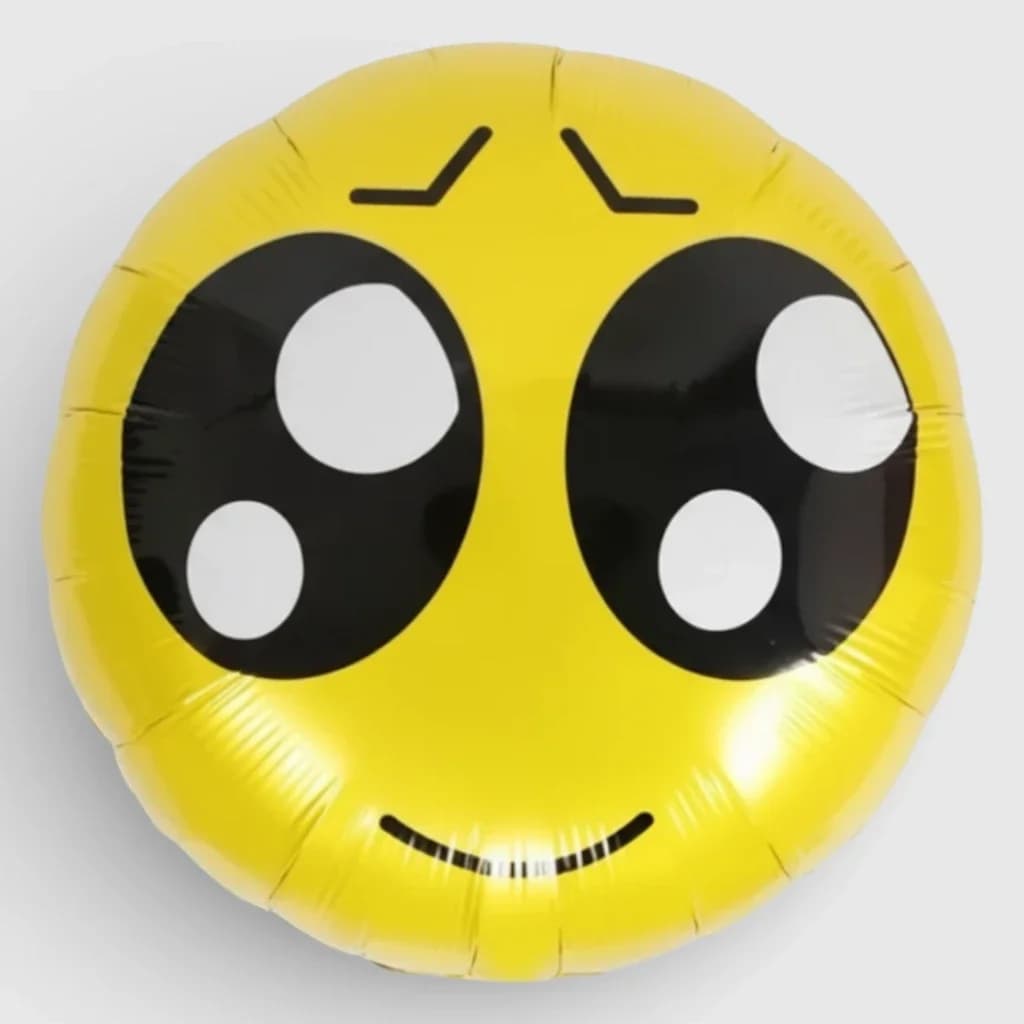 Foil balloon with helium "Sad smile" № 12