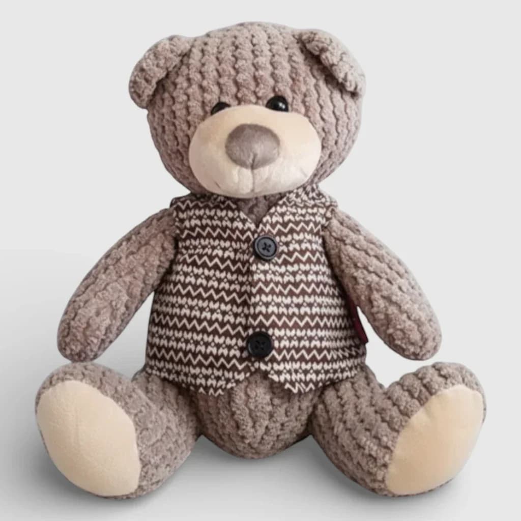 Teddy bear knitted, brown