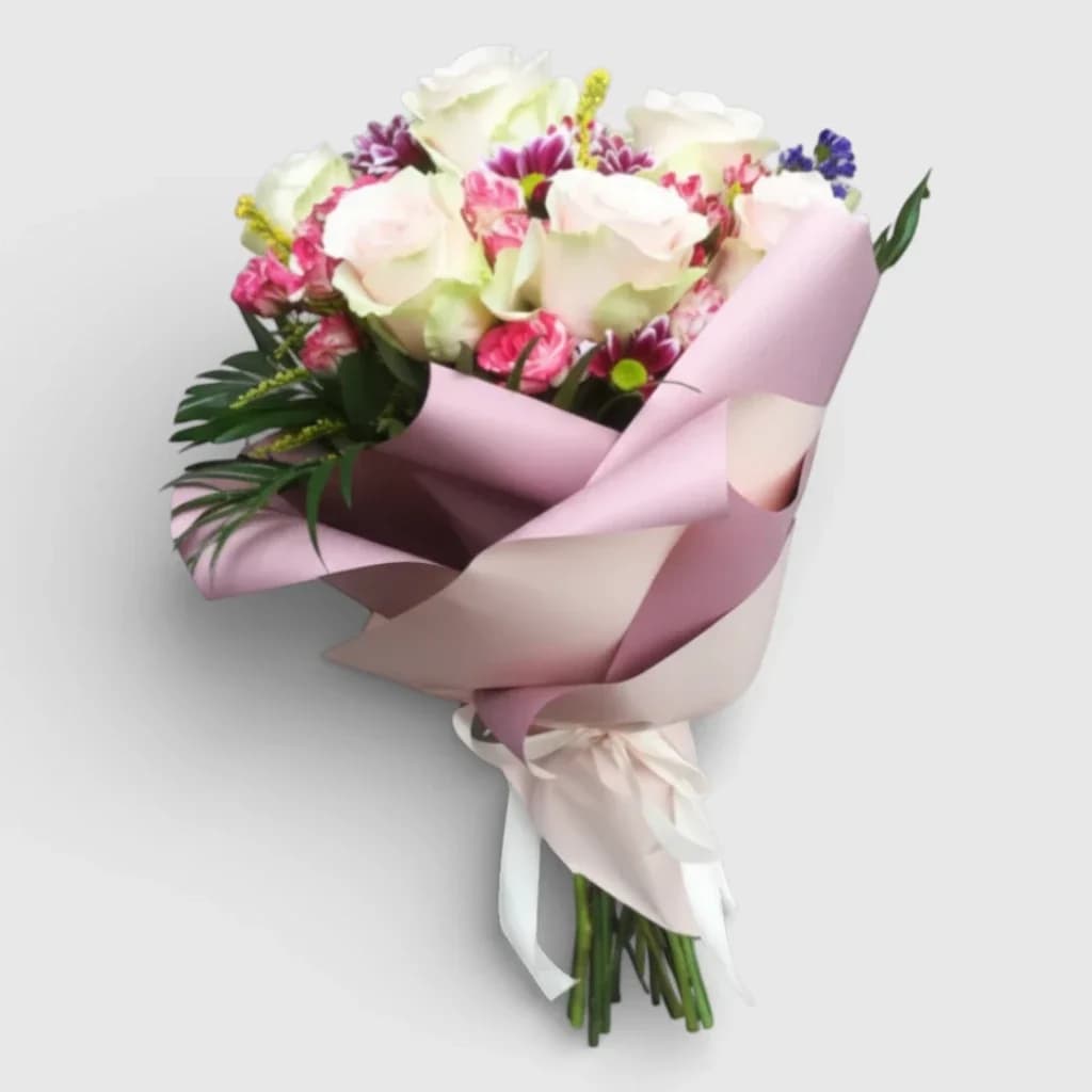 Multicolored bouquet "Colourfulness"