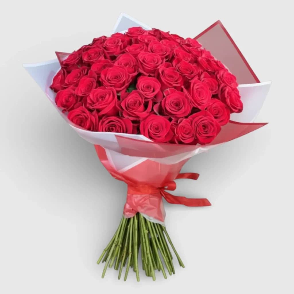 Bouquet of 63 red roses