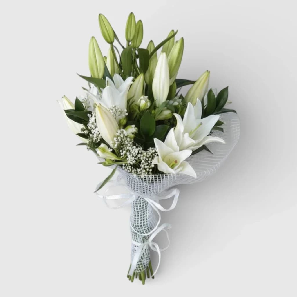 Bouquet of flowers "Fantasy of White"