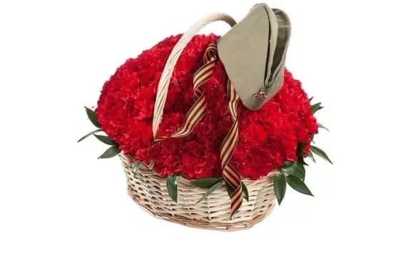 February 23. Flowers for a man