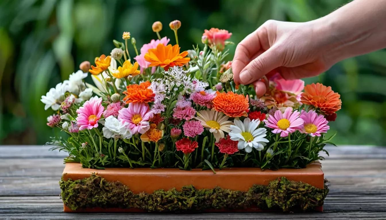 How to care for flowers in a hat box