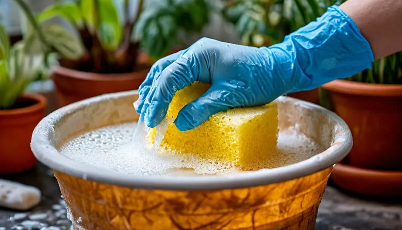 Chemicals for processing floral utensils and containers for flowers