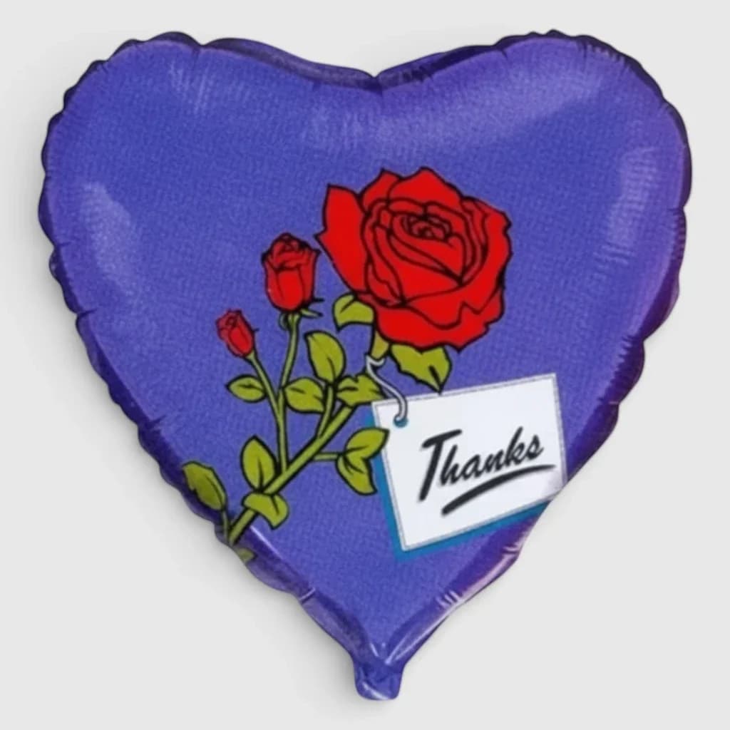 Foil&Mylar Balloon "Rose" filled with Helium № 60