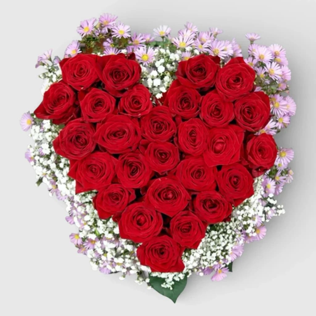 Heart-shaped arrangement «Loving heart»