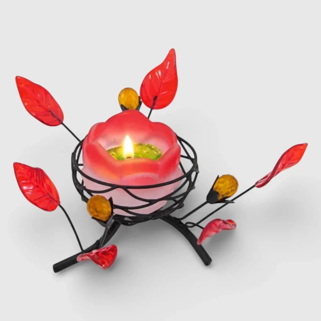 Candle Holder Rose