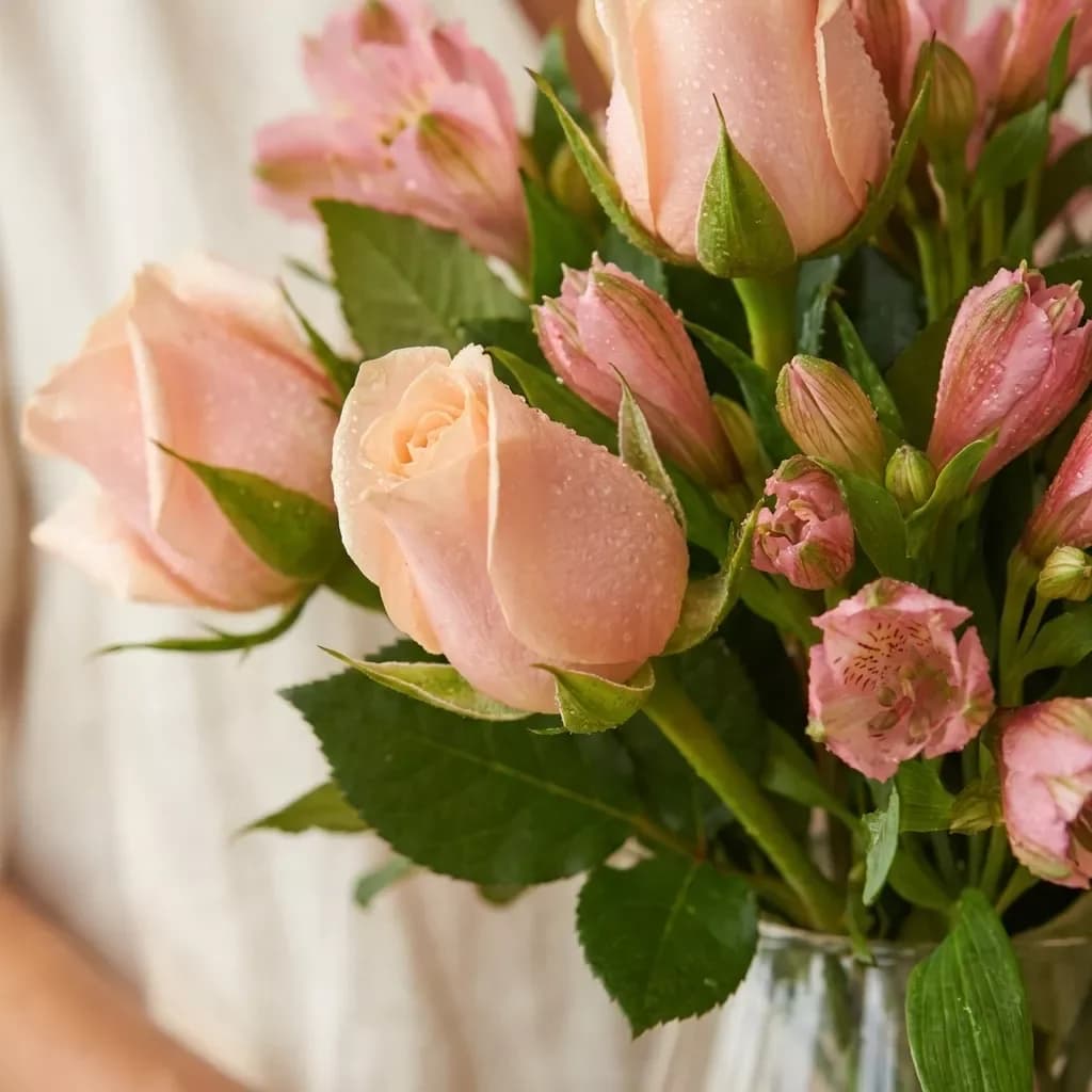 Bouquet of flowers "Gentle Duo"