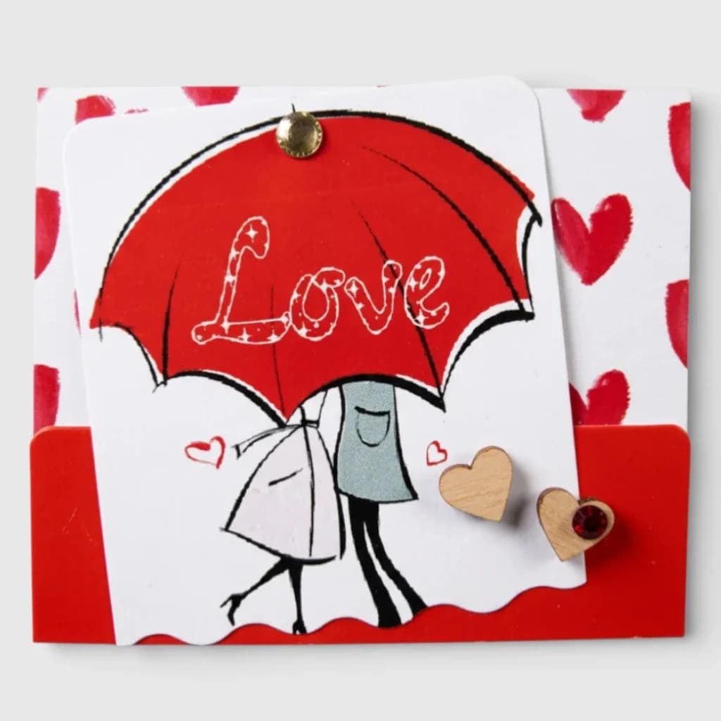 Postcard "Love" №6, handmade