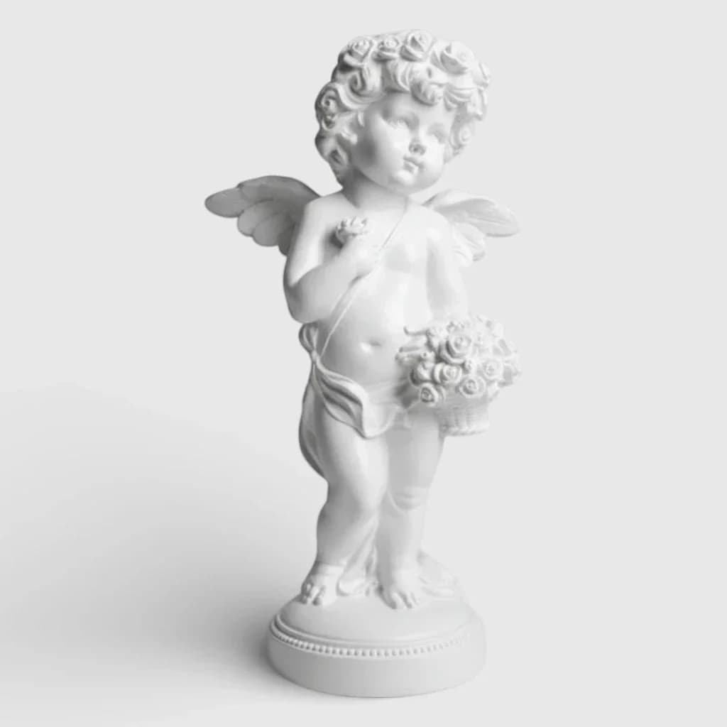Figurine Angel with a bouquet