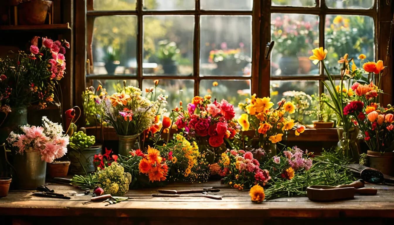 The best time for flowers