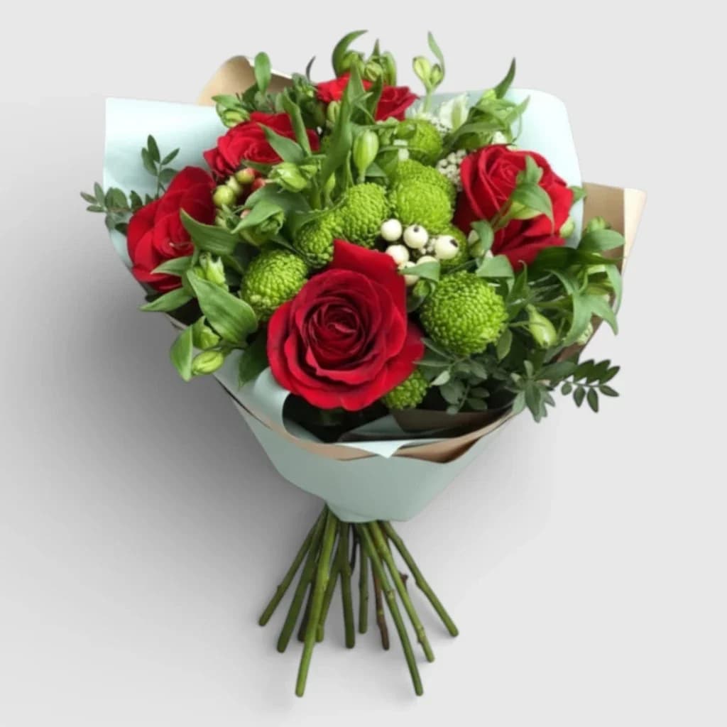 Bouquet of Red Roses "Charming"